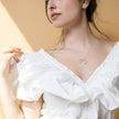 Bijou pour maman d'une fille - Collier de naissance pour nouvelle maman
