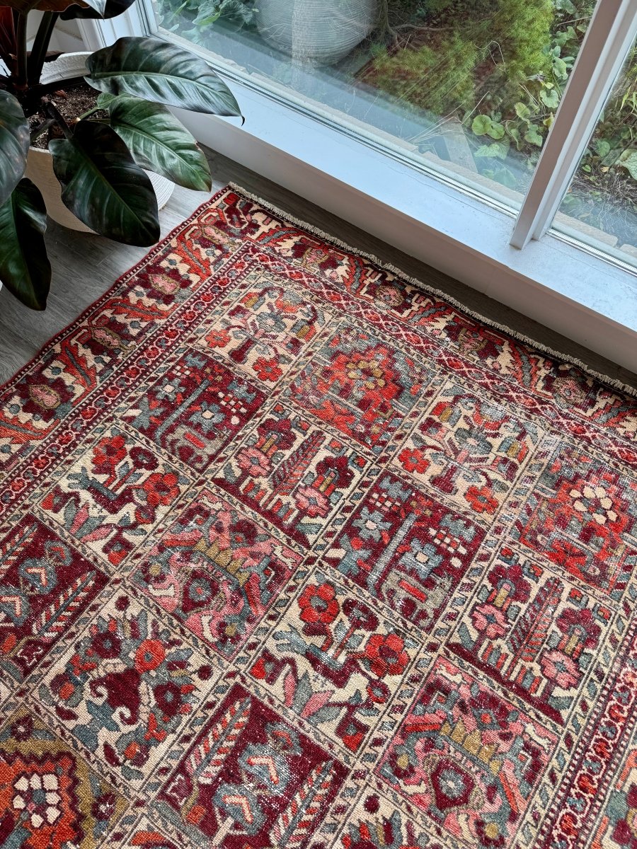 Perisan Bakhtiari Rug | 5' 1