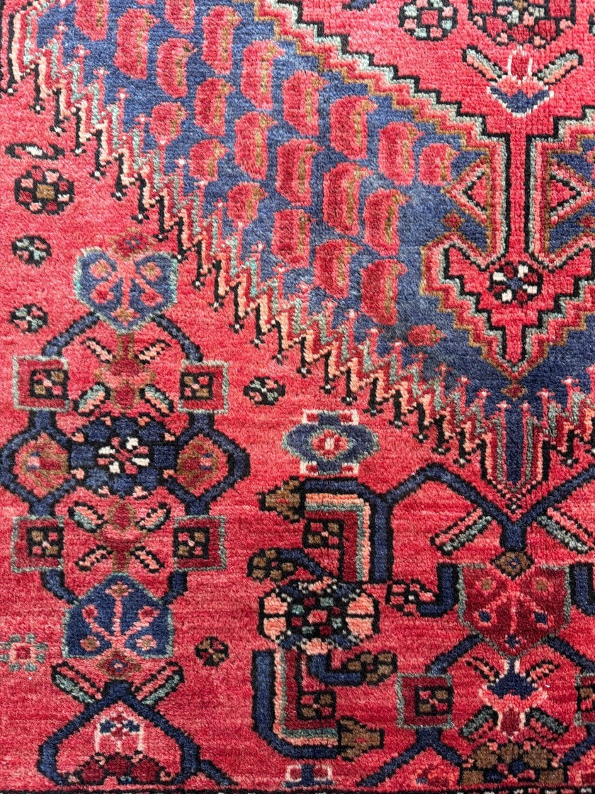 On Hold for Rose | Perisan Zanjan Rug | 4' 1