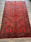 On Hold for Rose | Perisan Zanjan Rug | 4' 1