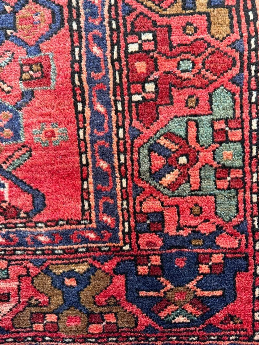 On Hold for Rose | Perisan Zanjan Rug | 4' 1