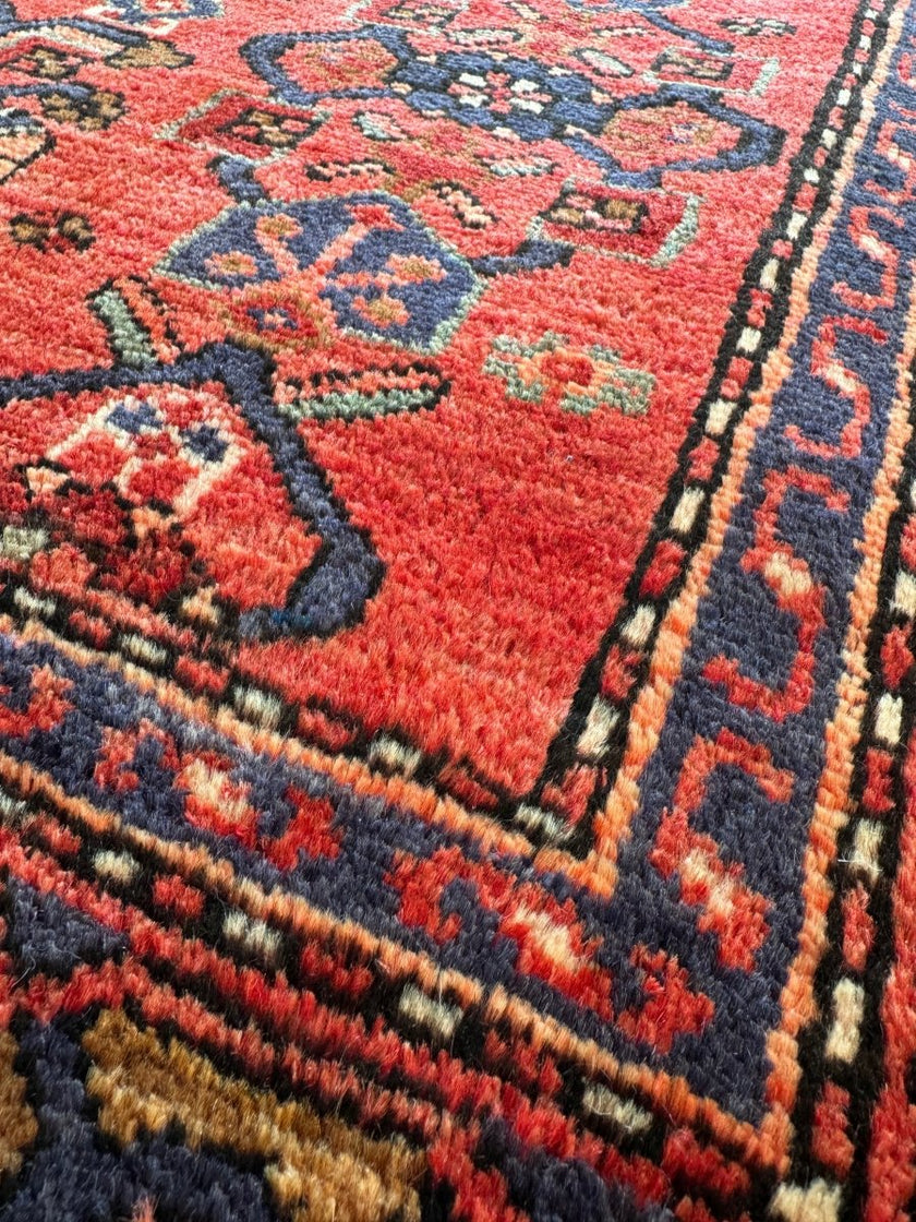 On Hold for Rose | Perisan Zanjan Rug | 4' 1