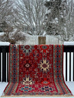 Persian Ardebil Varni Kilim | 4' 3