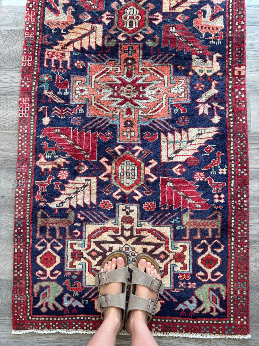 Persian Azerbaijan Runner Rug | 2' 6