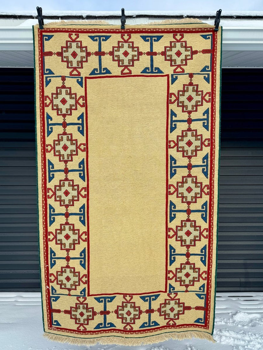 Persian Azerbaijan Suzani Kilim | 3' 11