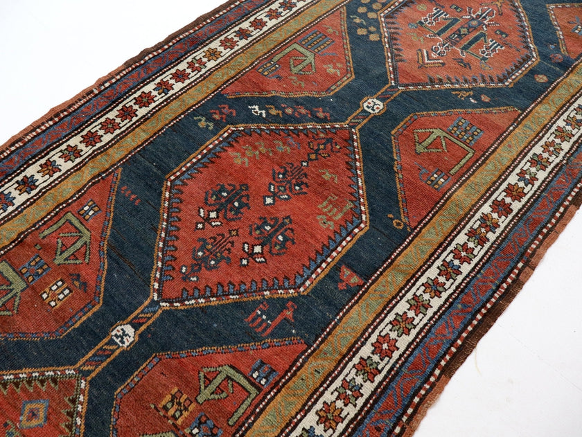 Persian Azerbaijani Rug | 3' 9