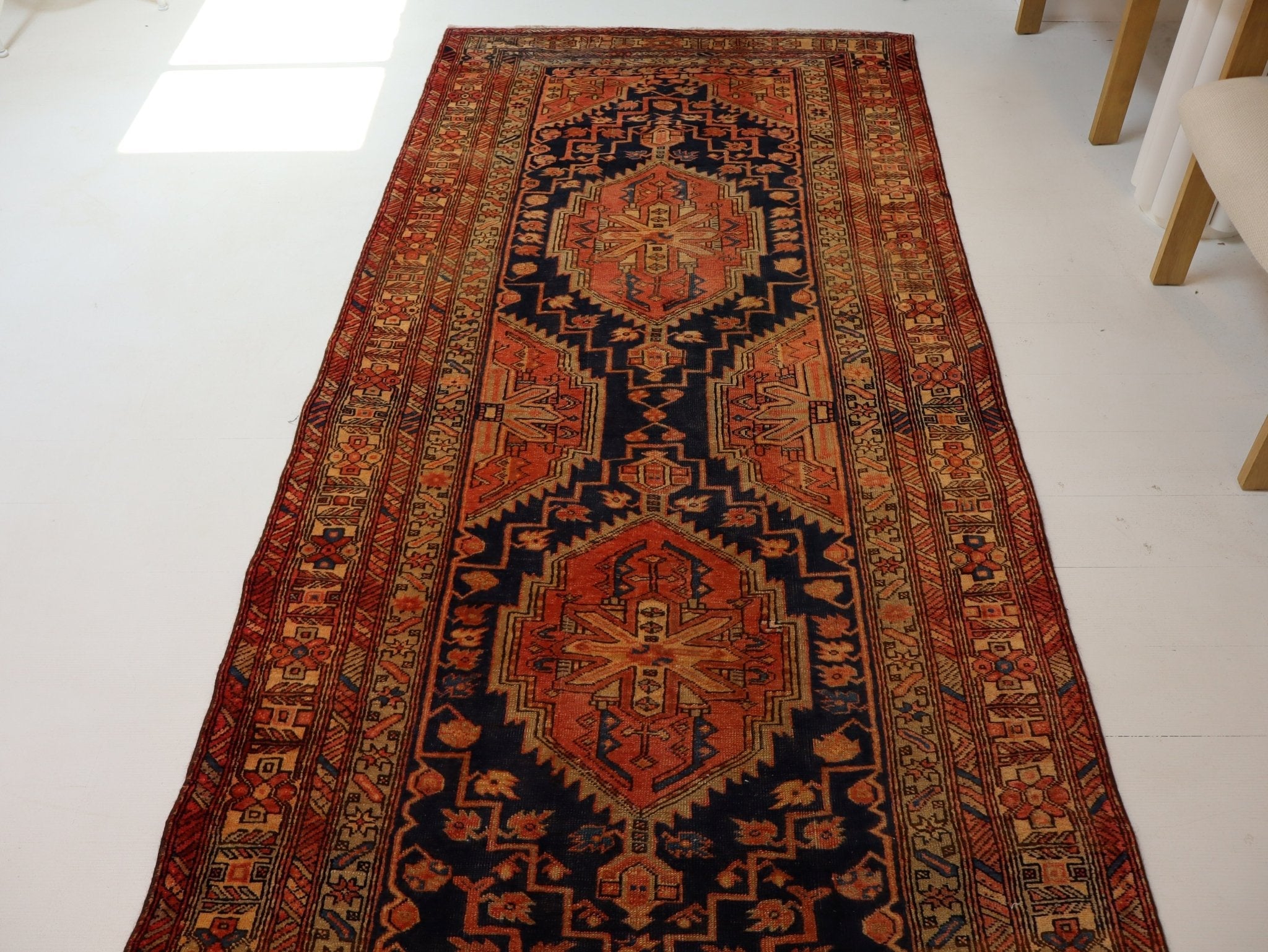 On Hold for Todd - Persian Azerbaijani Runner Rug | 4' 1” x 10' 3
