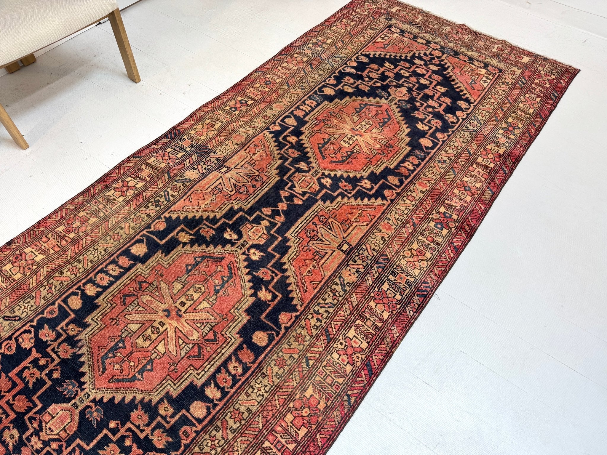 On Hold for Todd - Persian Azerbaijani Runner Rug | 4' 1” x 10' 3