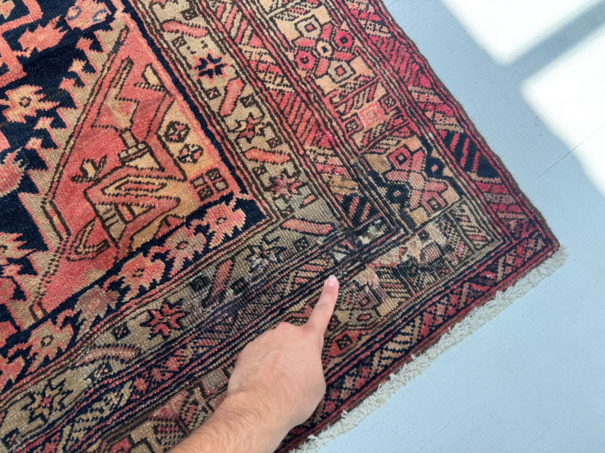 On Hold for Todd - Persian Azerbaijani Runner Rug | 4' 1” x 10' 3