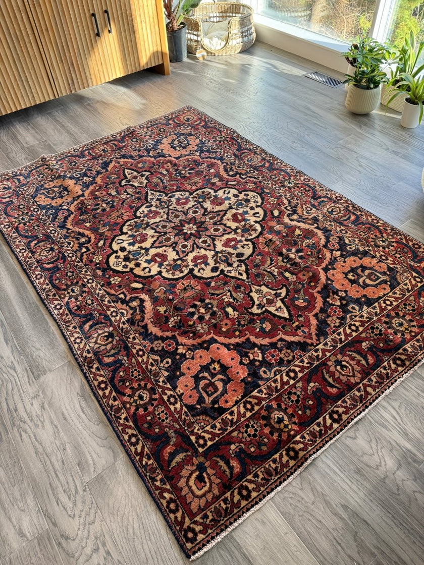 Persian Bakhtiar Rug | 4' 7
