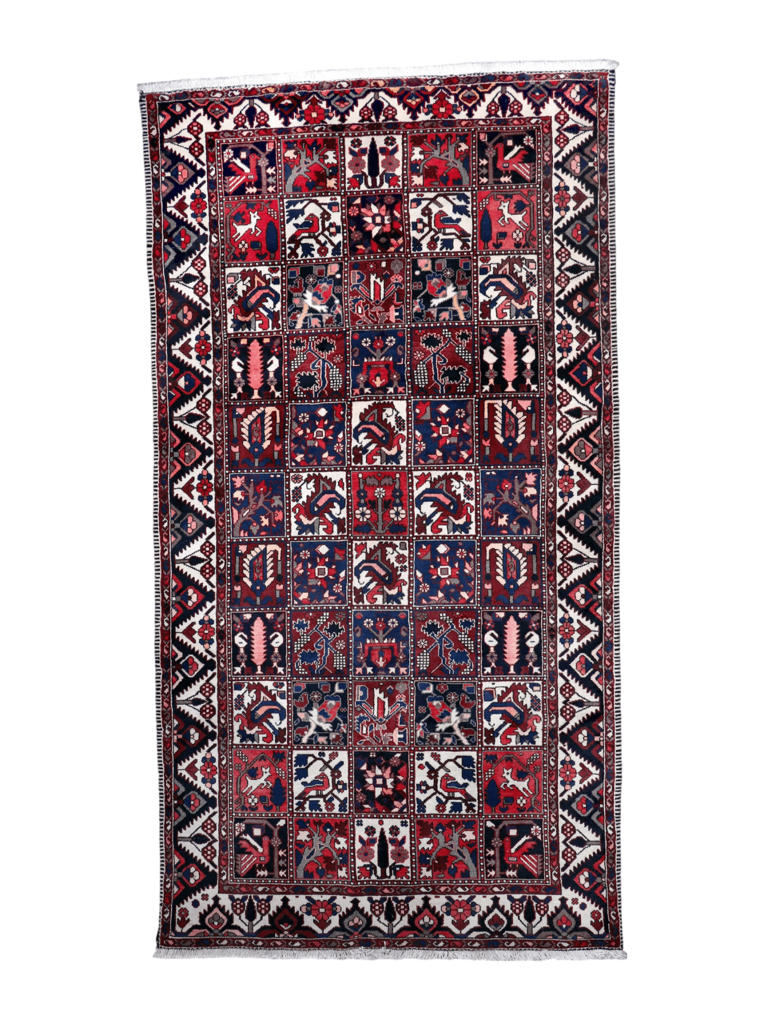 Persian Bakhtiari Rug | 5' 1