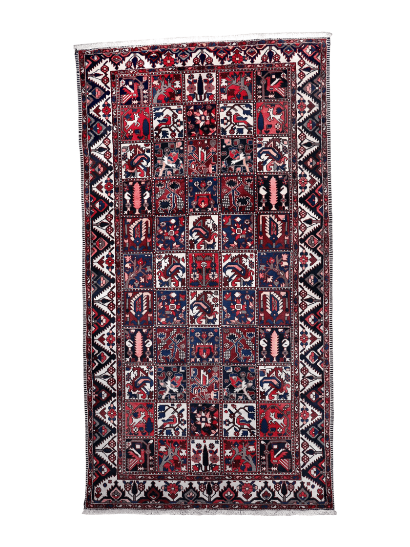 Persian Bakhtiari Rug | 5' 1