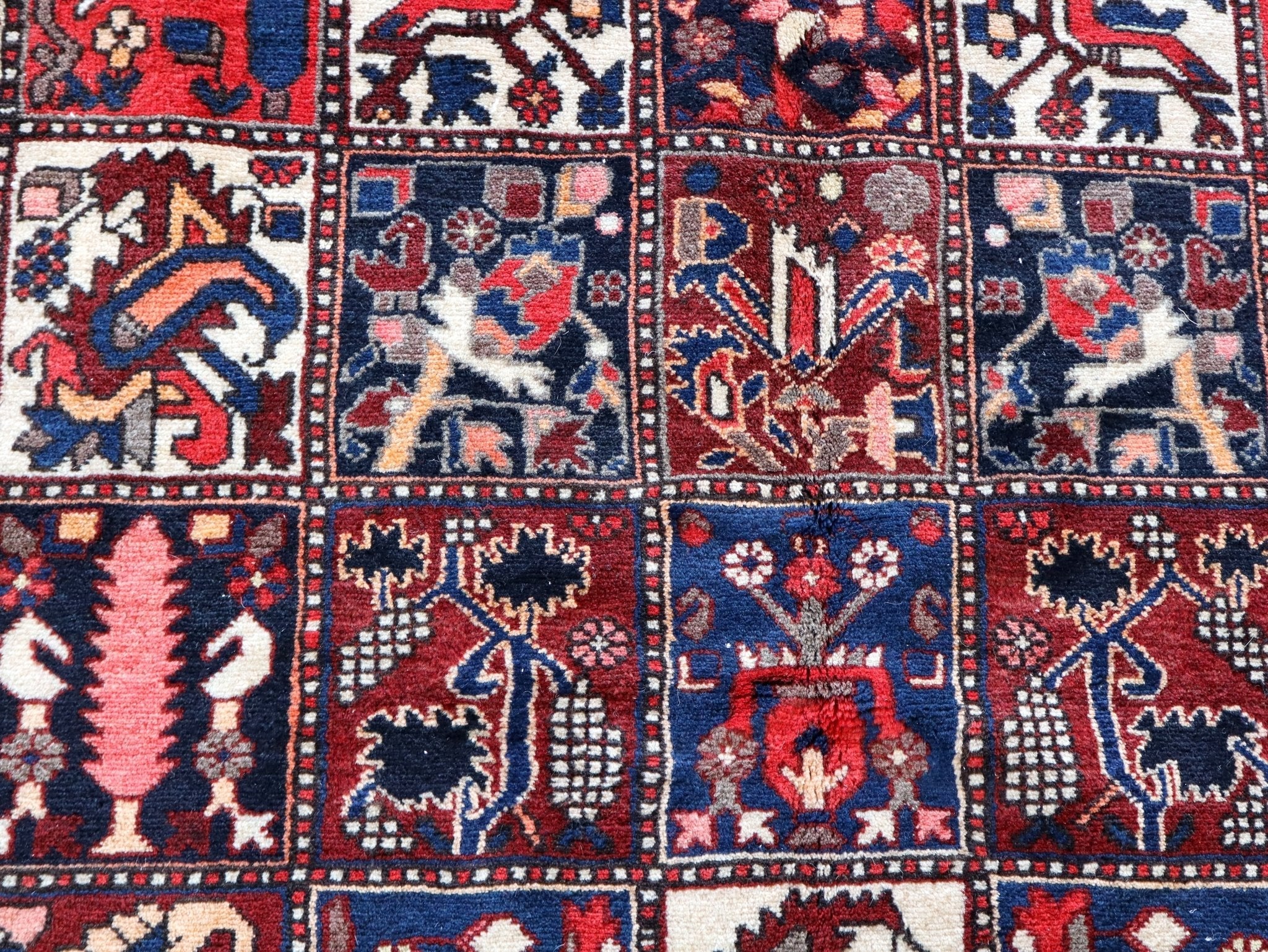 Persian Bakhtiari Rug | 5' 1