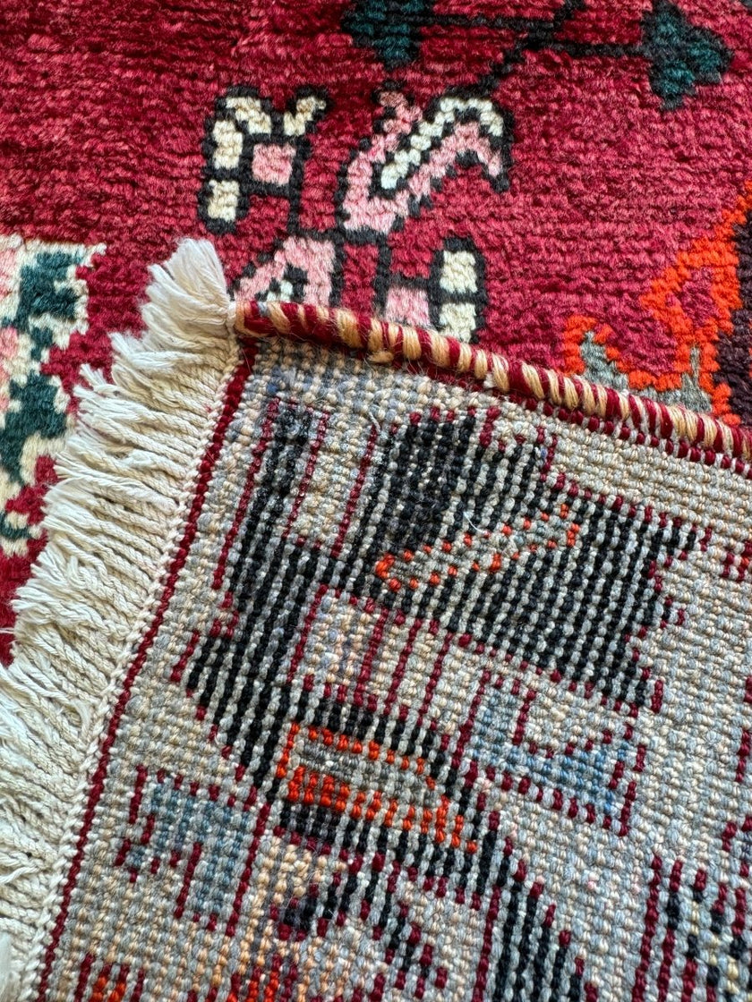 Persian Bakhtiari Wagireh Rug | 2' 5