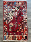 Persian Bakhtiari Wagireh Rug | 2' 5