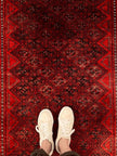 Persian Balouch Rug | 6' 6