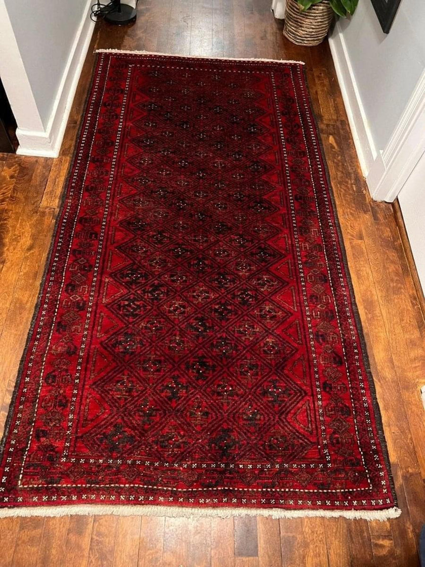 Persian Balouch Rug | 6' 6