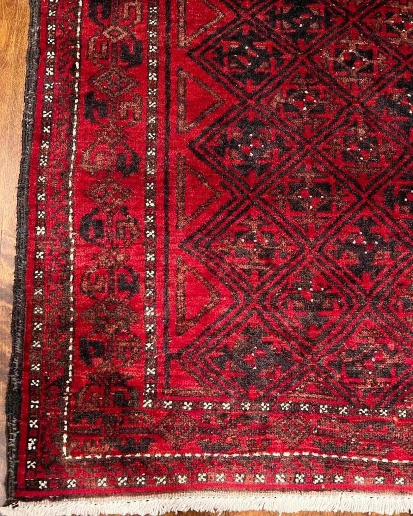 Persian Balouch Rug | 6' 6