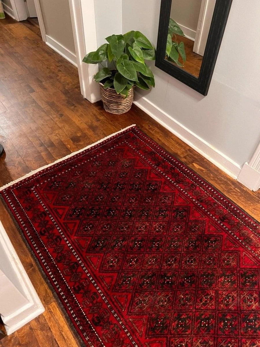 Persian Balouch Rug | 6' 6