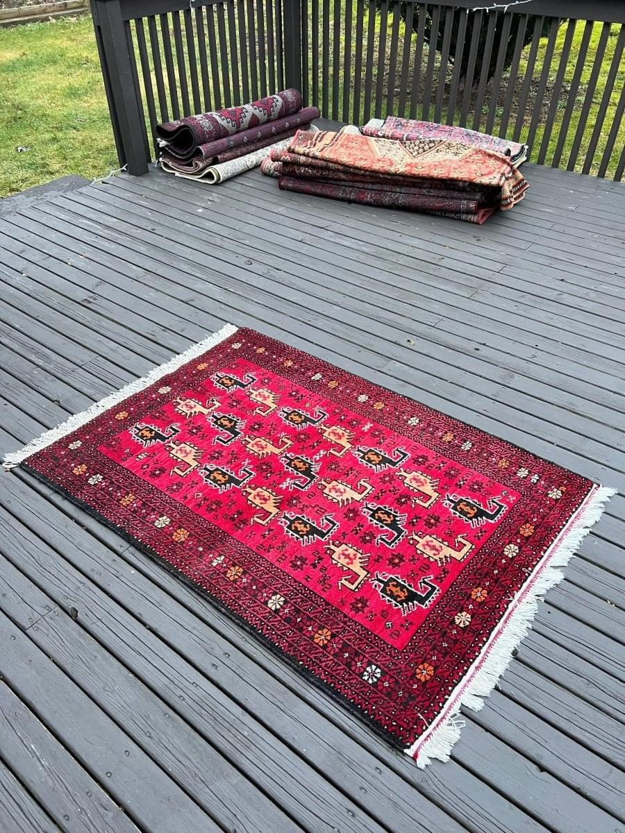 Persian Baluch Rug | 4' 7