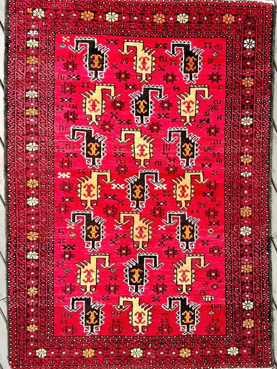 Persian Baluch Rug | 4' 7