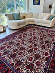 Persian Bidjar Halvai Rug | 7' 3
