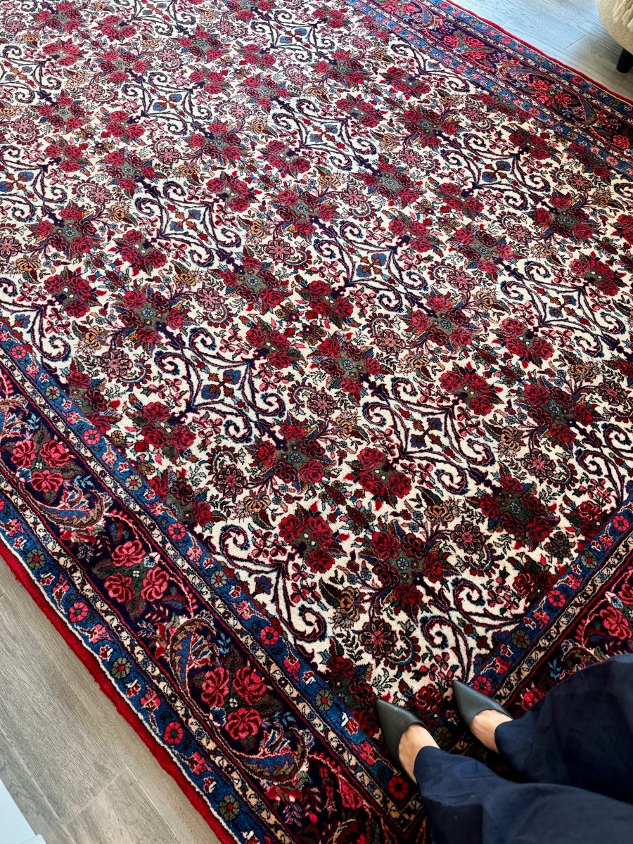 Persian Bidjar Halvai Rug | 7' 3
