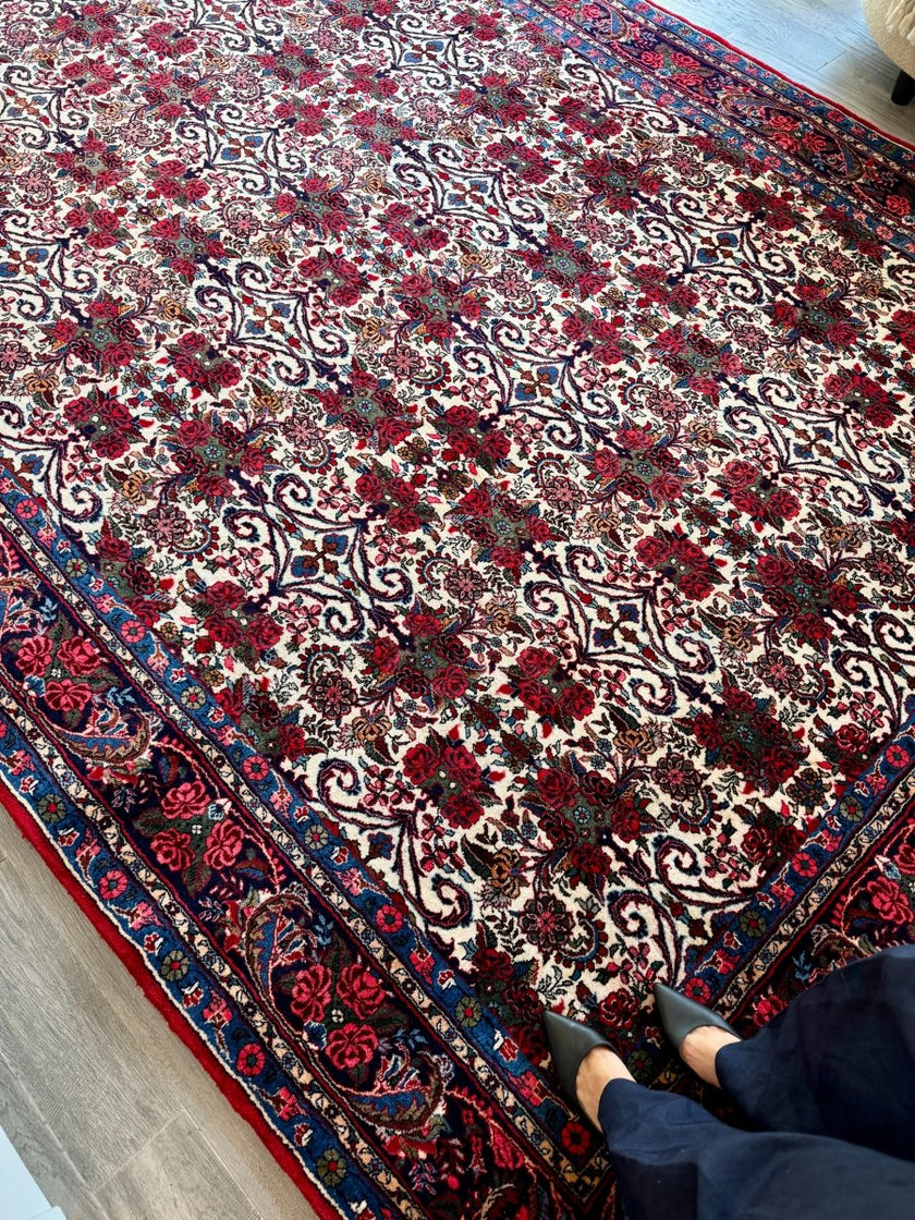 Persian Bidjar Halvai Rug | 7' 3
