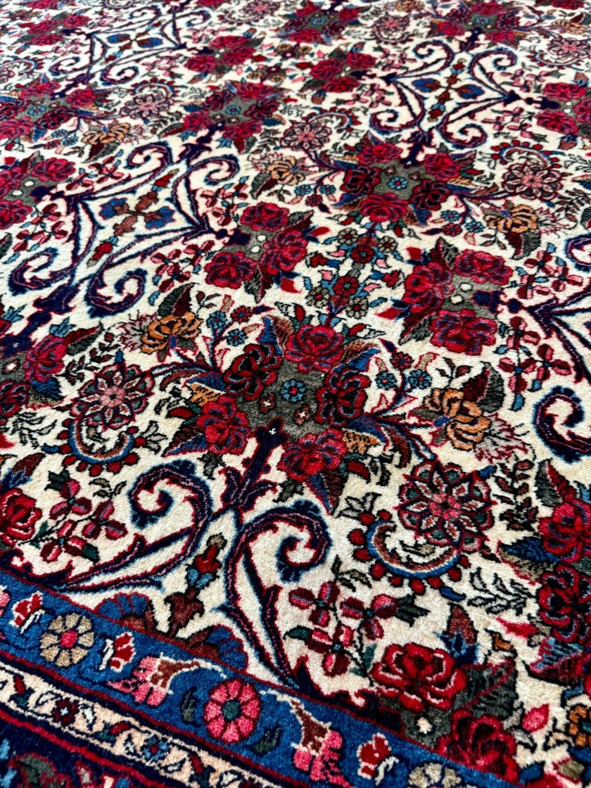 Persian Bidjar Halvai Rug | 7' 3
