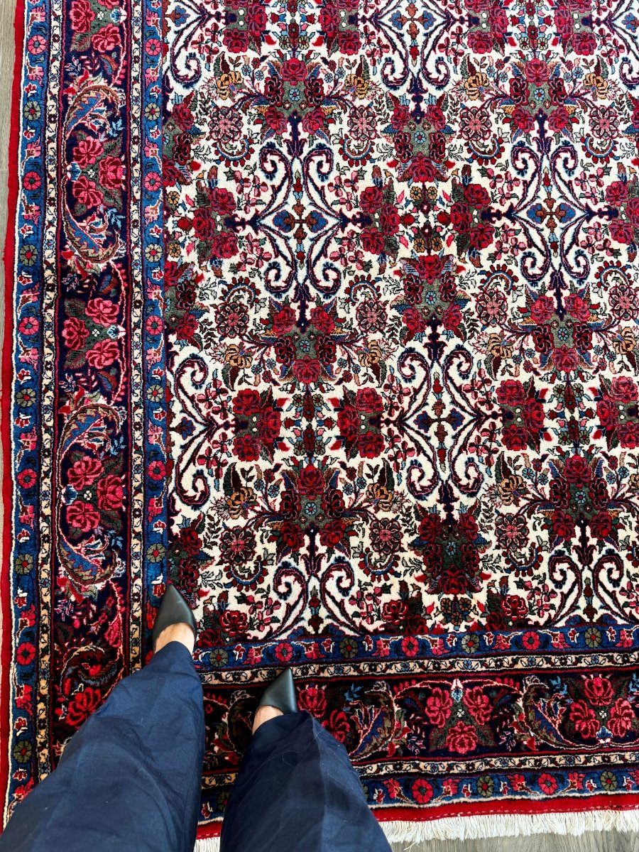 Persian Bidjar Halvai Rug | 7' 3