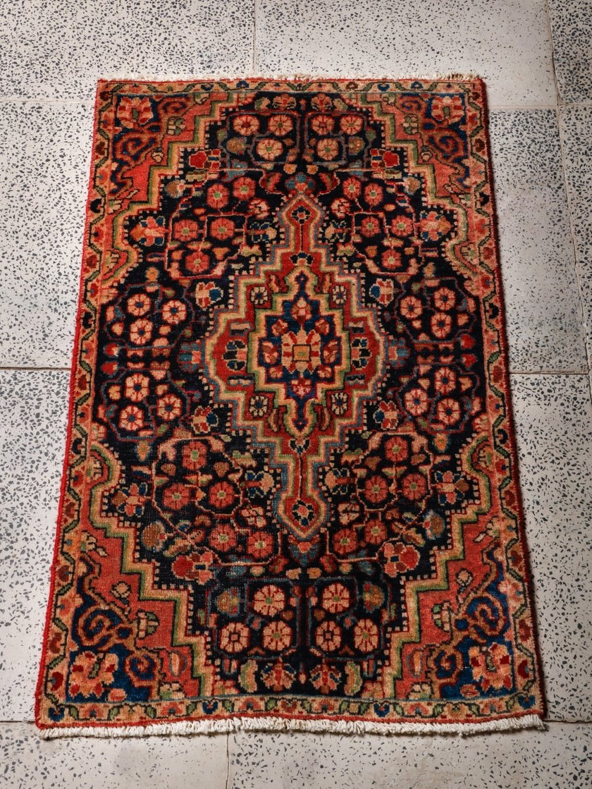 Persian Bidjar Rug | 1' 8” x 2' 9