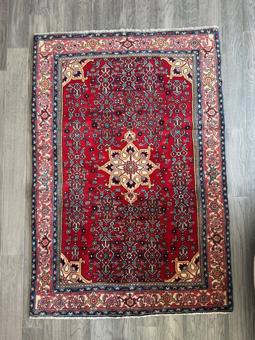 Persian Bidjar Rug | 3' 8