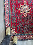 Persian Bidjar Rug | 3' 8