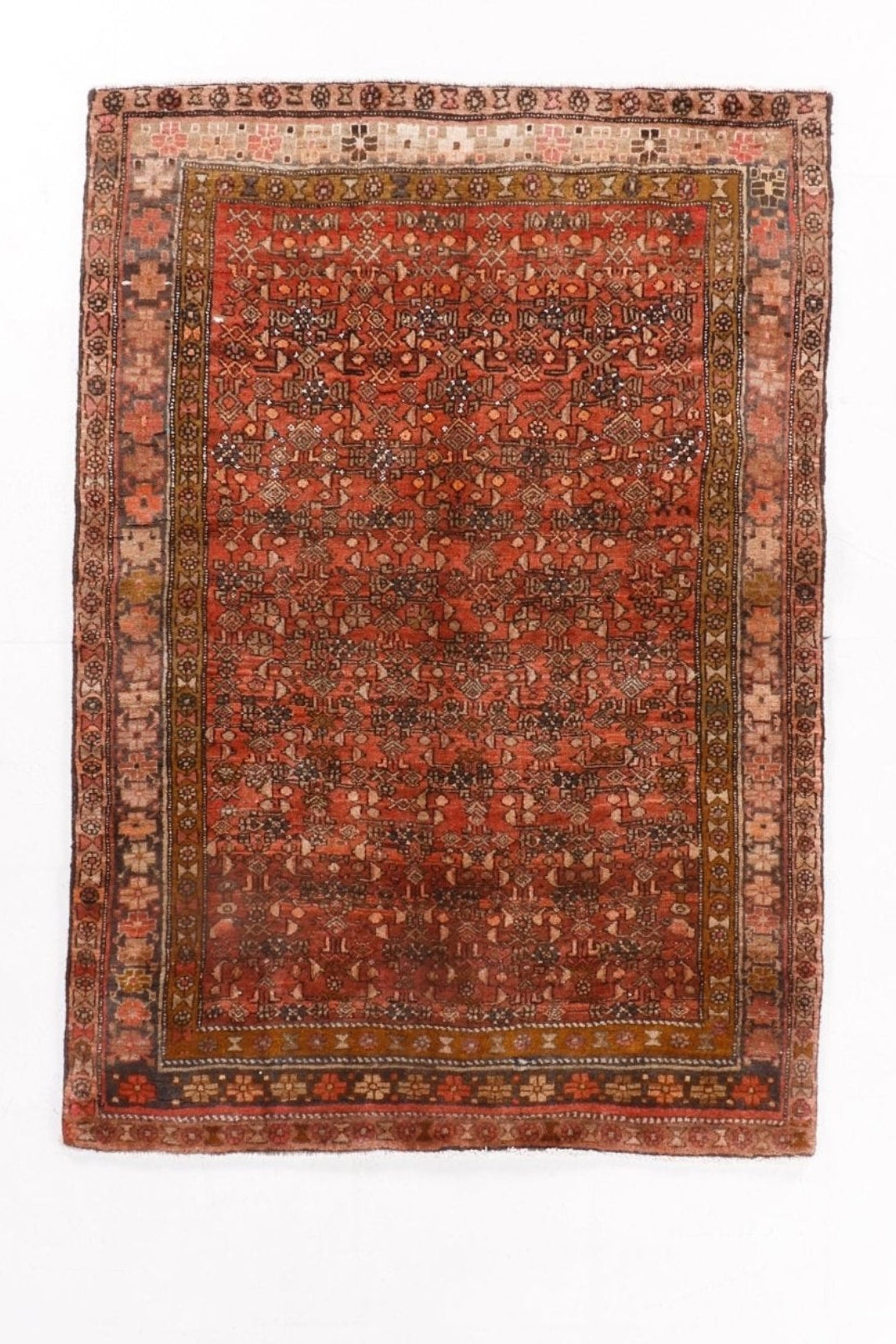 Persian Bidjar Rug | 4' 2