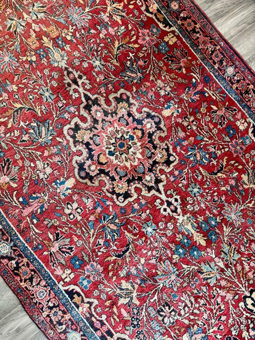 Persian Bidjar Rug | 5' 1
