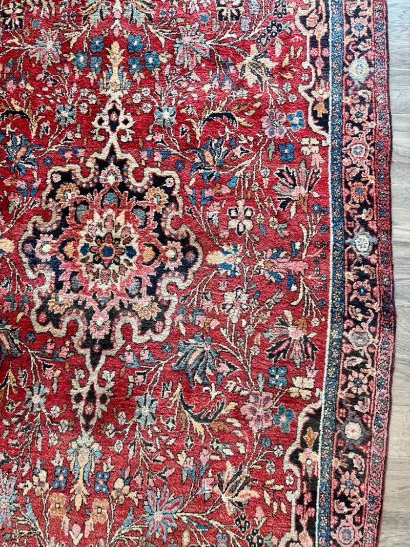 Persian Bidjar Rug | 5' 1
