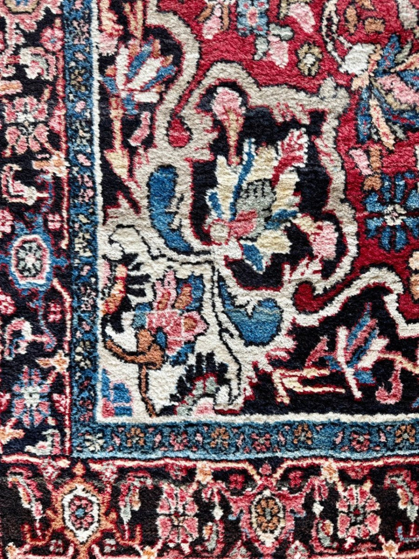 Persian Bidjar Rug | 5' 1