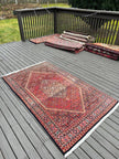 Persian Bidjar Rug | 6' 1
