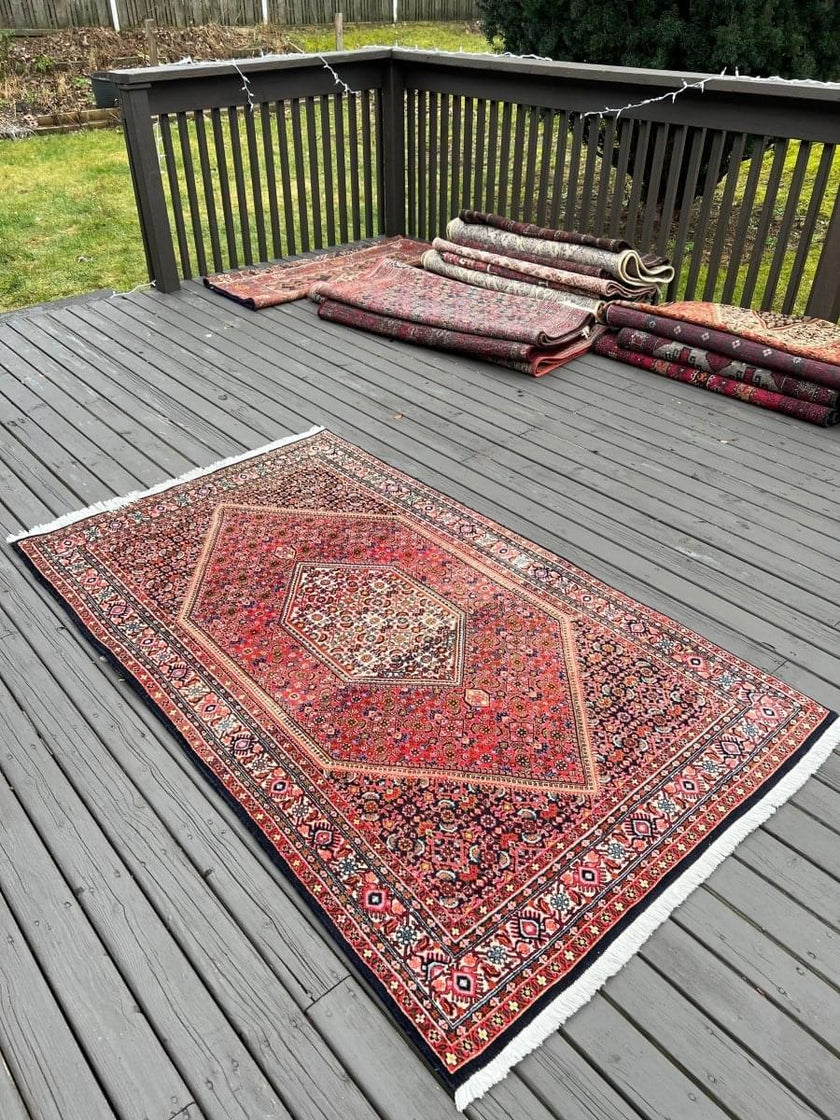 Persian Bidjar Rug | 6' 1