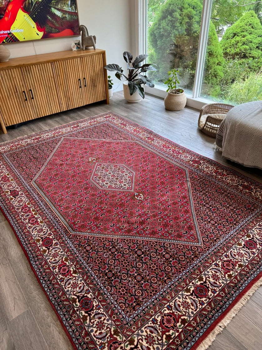 Persian Bidjar Rug | 6' 5