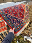 Persian Bijar Mini Rug | 2' 11