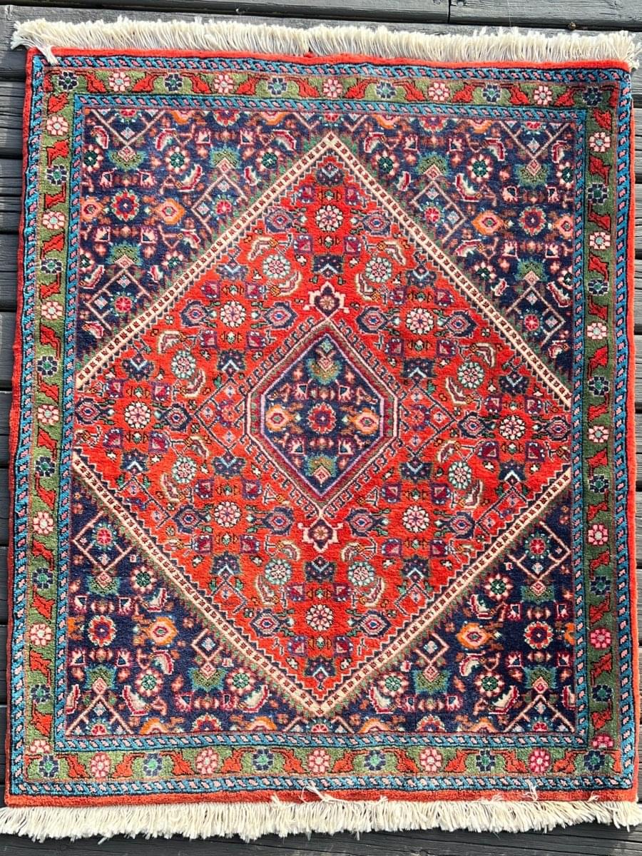 Persian Bijar Mini Rug | 2' 11
