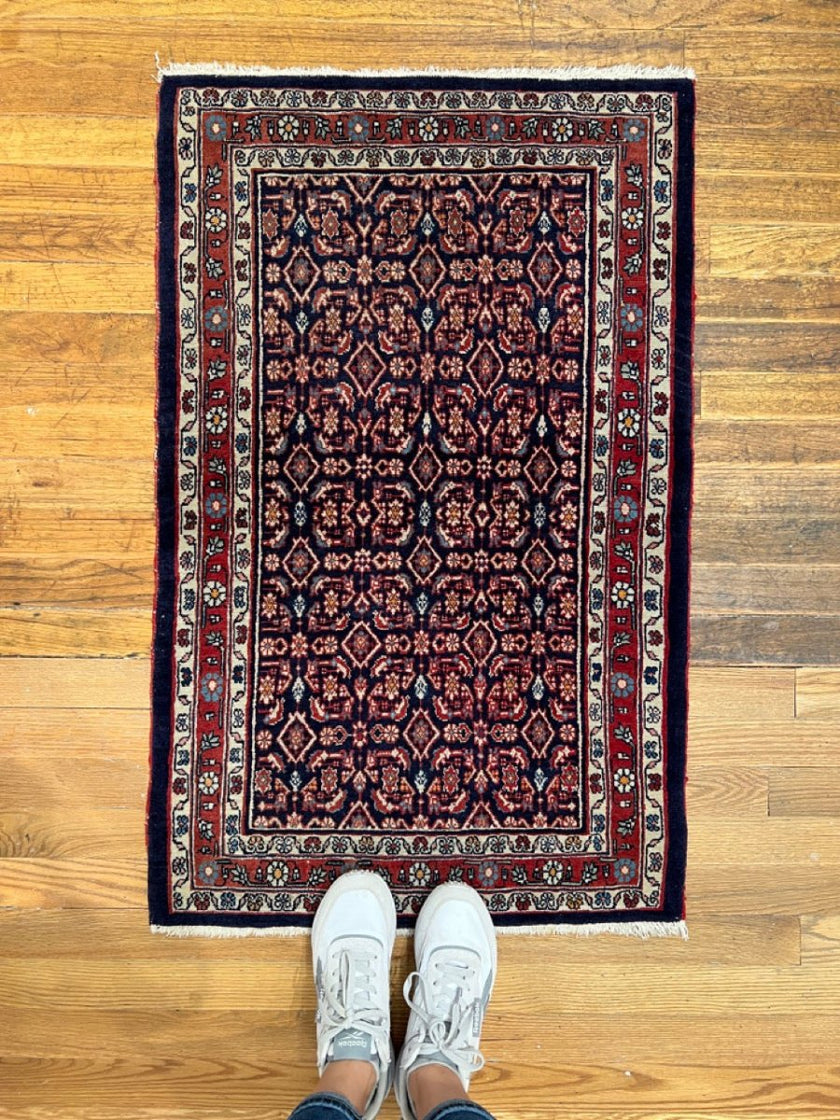 Persian Bijar Rug | 2' 2