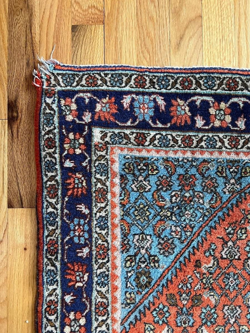 Persian Bijar Rug | 5' 7