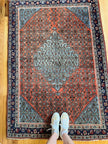 Persian Bijar Rug | 5' 7