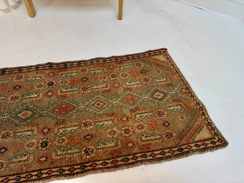 Persian Borujerd Runner Rug | 1' 10” x 6' 5