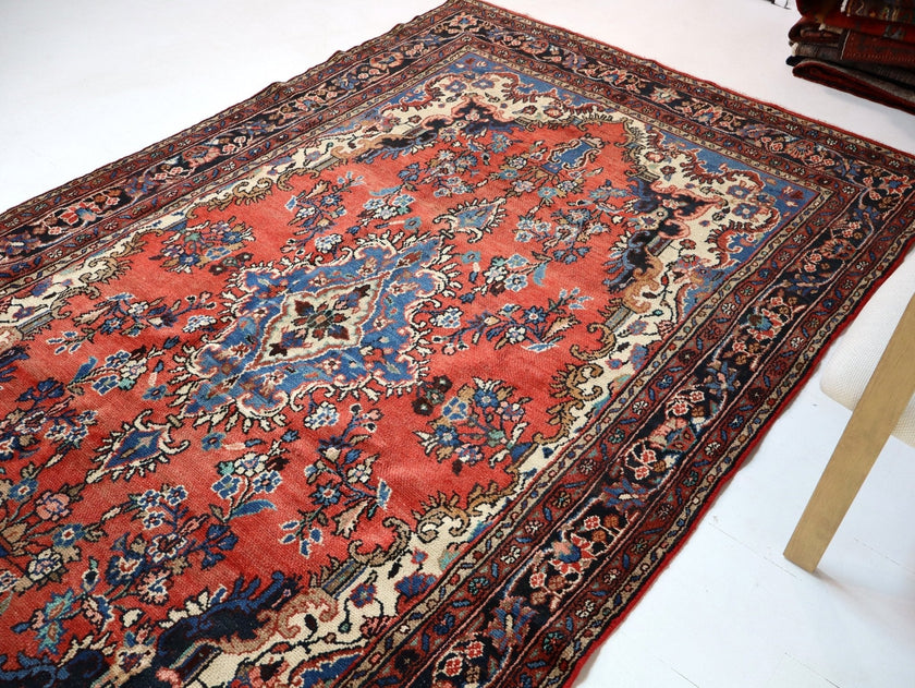 Persian Boyukabad Rug | 6' 4” x 10' 10