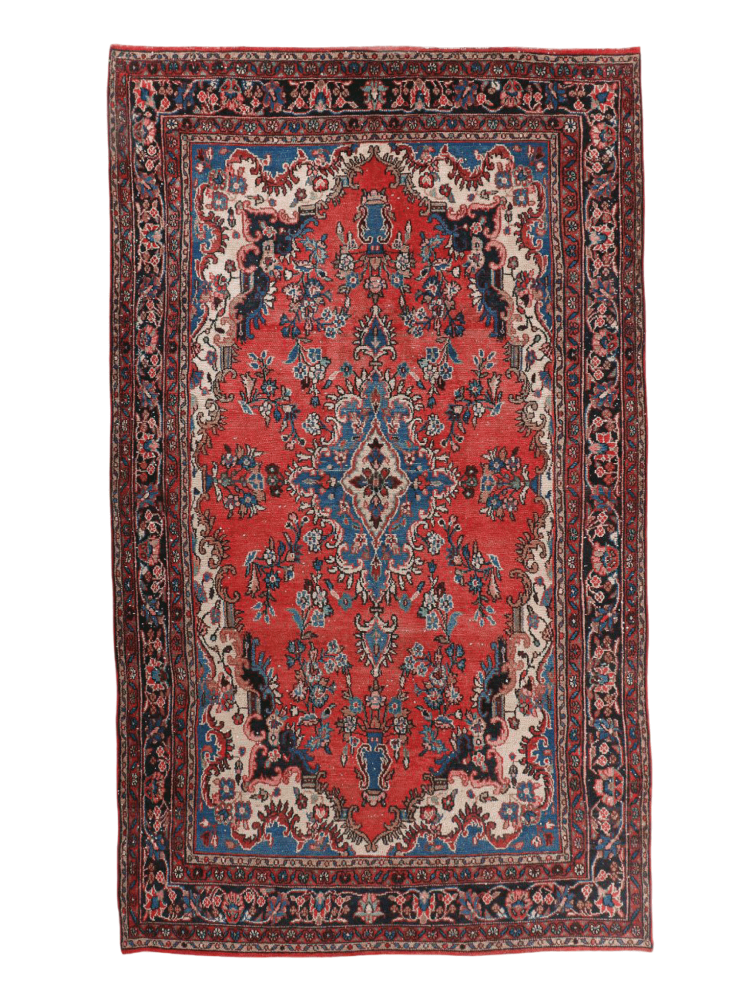 Persian Boyukabad Rug | 6' 4” x 10' 10