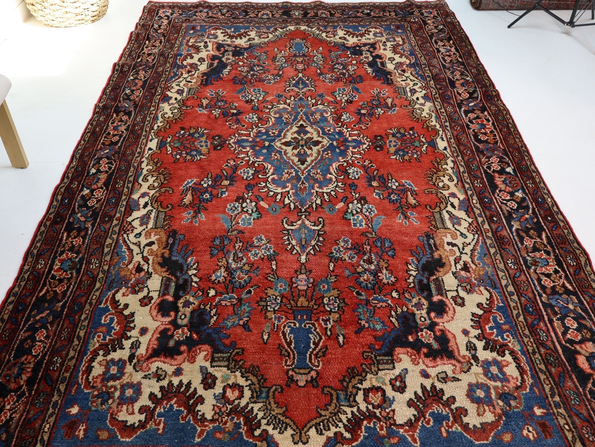 Persian Boyukabad Rug | 6' 4” x 10' 10