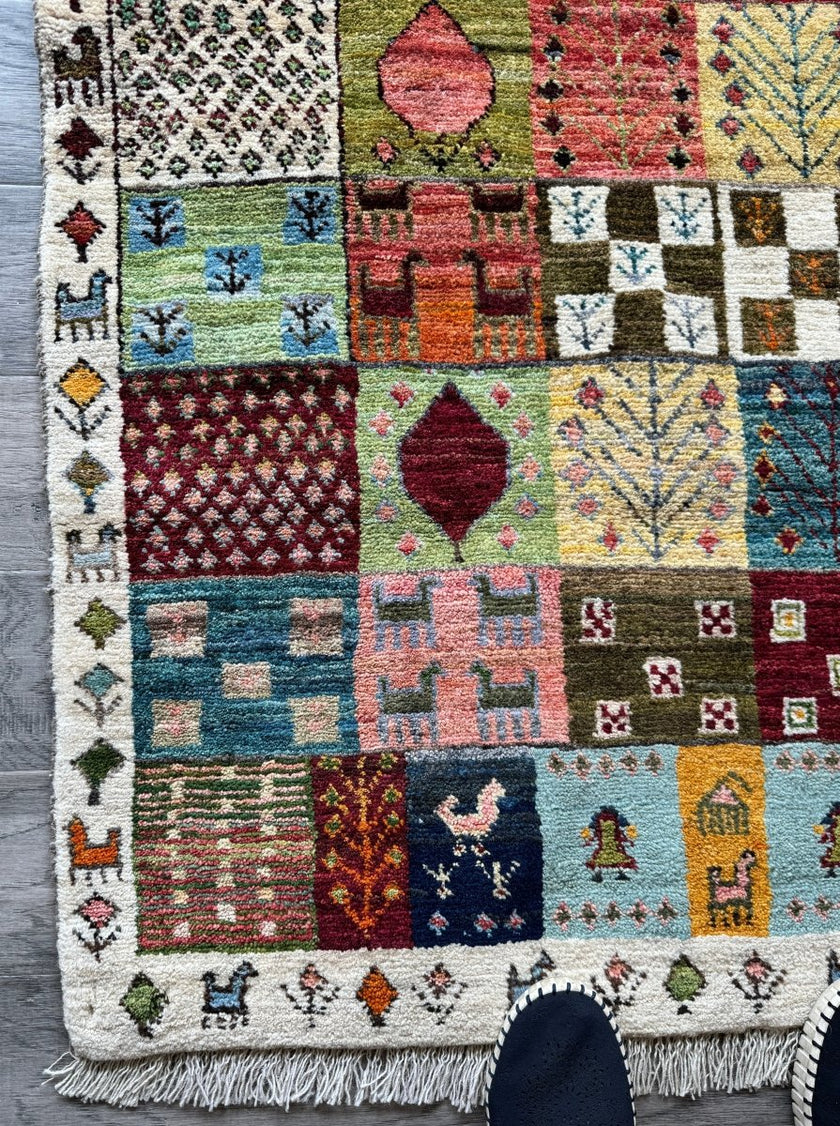 Persian Gabbeh Rug | 2' 10